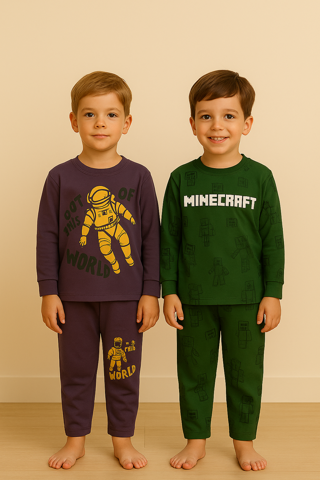 Kids Cotton Mid-Season Tracksuits