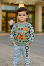 Cookie Monster Printed Fleece Tracksuit for Kids